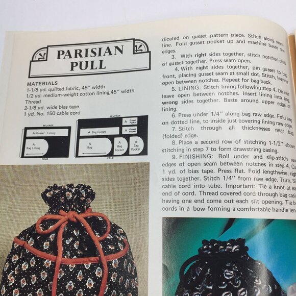 Craft Course Easy to Sew Bags & Totes Instructions 21 Original Styles Purse Book - Picture 4 of 12